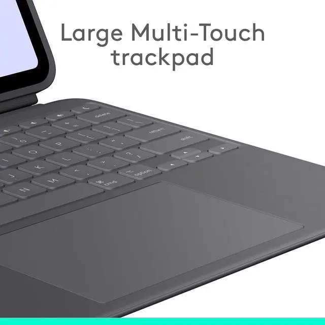 Alt view image 10 of 14 - Logitech Combo Touch Keyboard Case for iPad Pro 13 (M4) Graphite