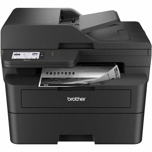 Alt view image 3 of 9 - Brother MFC-L2900DW MFC / All-In-One Up to 36 ppm Monochrome Wireless 802.11b/g/n (2.4GHz) / 802.11a/n (5GHz), Ethernet, Hi-Speed USB 2.0 Electrophotographic Laser Printer