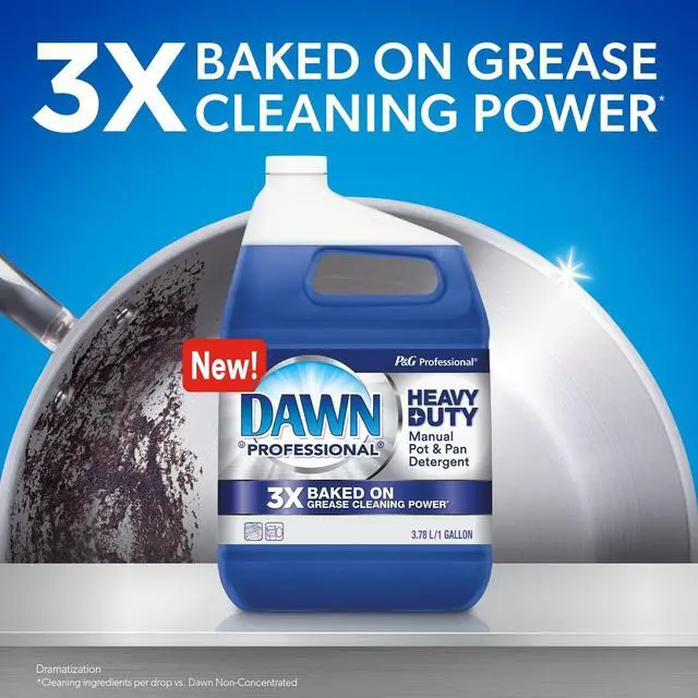 Alt view image 14 of 14 - Dawn Heavy-Duty Manual Pot/Pan Dish Detergent Original 1 gal 4/Carton