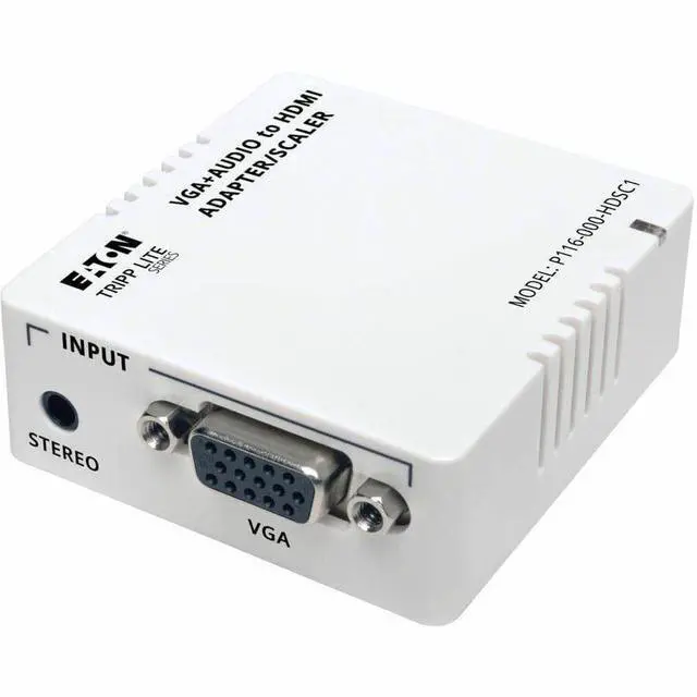 Alt view image 3 of 4 - Tripp Lite VGA with Audio to HDMI Converter/Scaler (P116-000-HDSC1 ),White