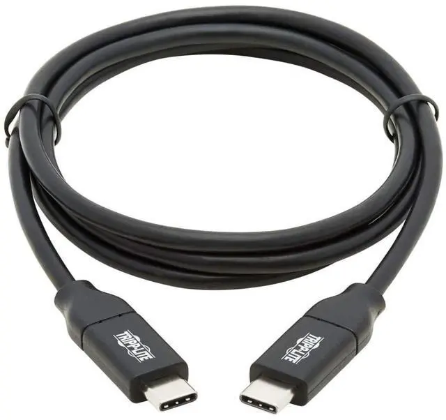 Alt view image 7 of 9 - Tripp Lite 3.3ft USB Type C to USB C USB 2.0 Charging Cable Black