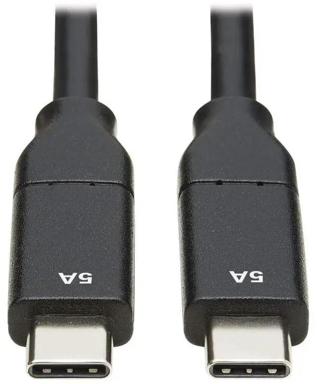 Alt view image 6 of 9 - Tripp Lite 3.3ft USB Type C to USB C USB 2.0 Charging Cable Black