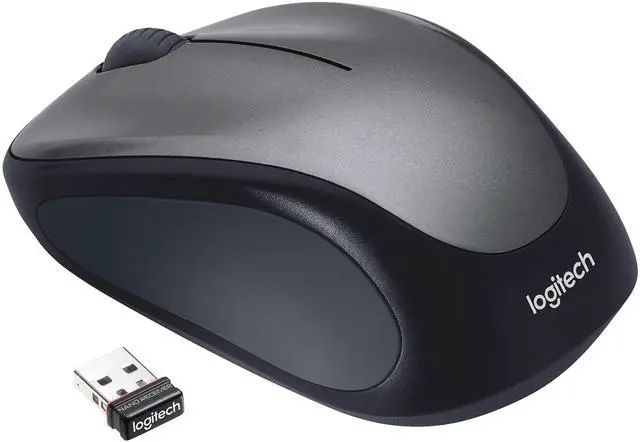 Alt view image 8 of 9 - Logitech Wireless Mouse M317 - Optical - Wireless - 32.81 ft - Radio Frequency - 2.40 GHz - USB - 1000 dpi - Scroll Wheel - 3 Button(s) - Small Hand/Palm Size - Symmetrical - 1 x AA Battery Supported