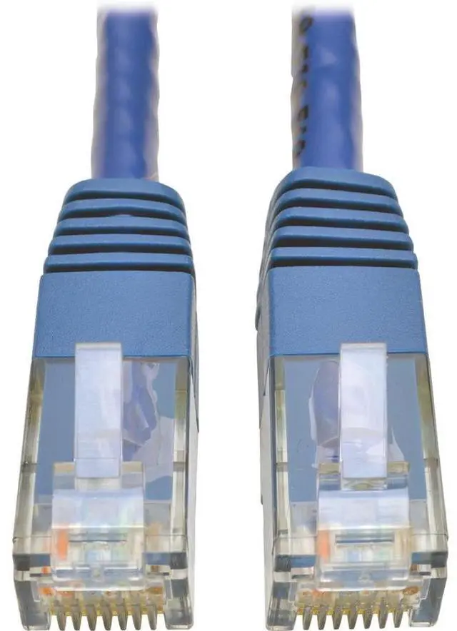 Alt view image 2 of 11 - Tripp Lite Cat6 Gigabit Molded Patch Cable, 25 ft. RJ45 (M/M), 550MHz 24 AWG Blue 25' (N200-025-BL)