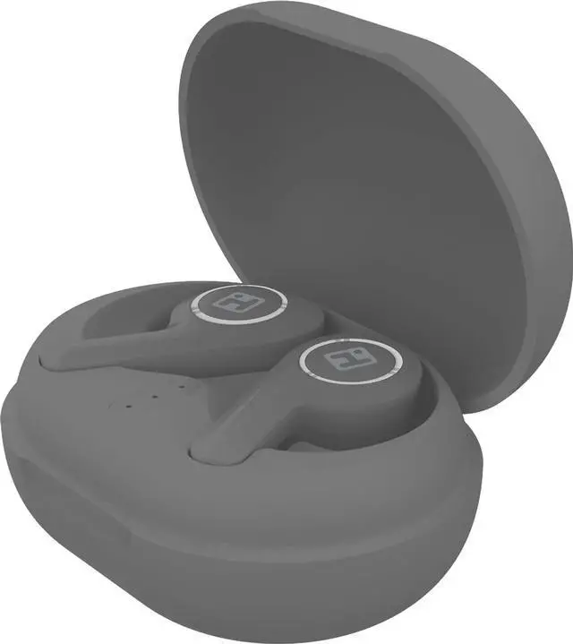 Alt view image 2 of 6 - IHOME XT-60 TRUE WIRELESS EAR BUD GREY