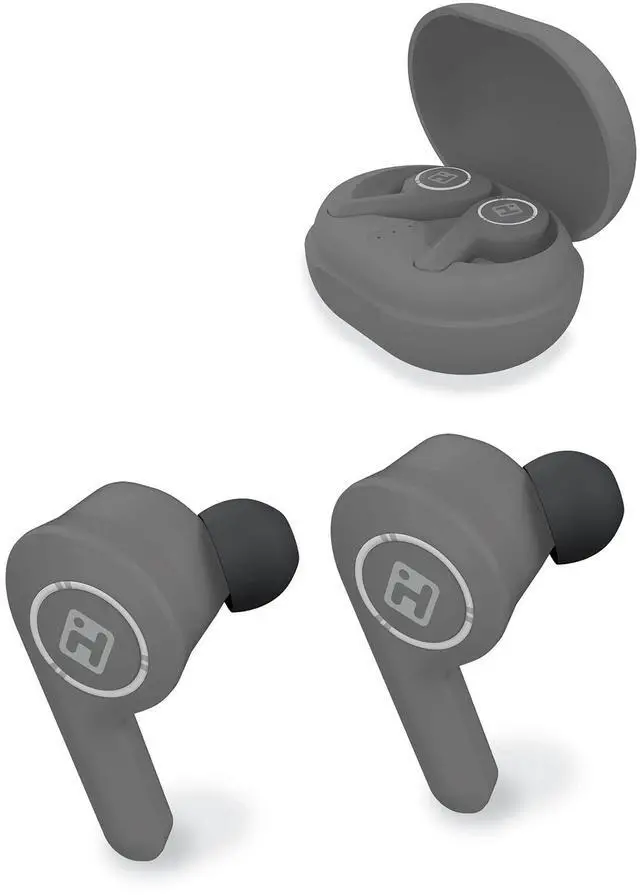 Alt view image 3 of 6 - IHOME XT-60 TRUE WIRELESS EAR BUD GREY