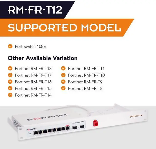 Alt view image 11 of 13 - RACKMOUNT.IT FORTIRACK RM-FR-T12 Rackmount Kit RMFRT12