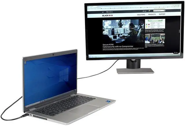 Alt view image 7 of 7 - Black Box USB-C to DisplayPort Adapter Cable, 4K60, HDR, 10ft