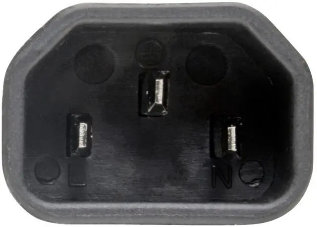 Alt view image 14 of 14 - Tripp Lite IEC C14 to IEC C7 Power Cord Adapter - 10A 250V Black