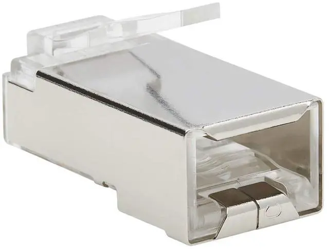 Alt view image 15 of 18 - Tripp Lite Cat6 RJ45 Pass-Through FTP Modular Plug 100 Pack N232100FTP