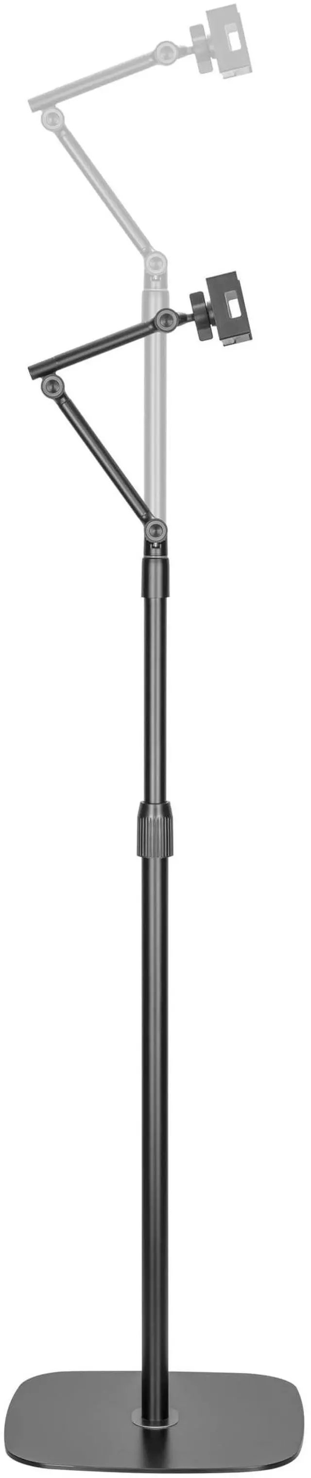 Alt view image 4 of 7 - Tablet and Phone Stand Floor Stand Black TS830