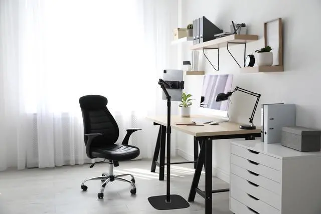 Alt view image 5 of 7 - Tablet and Phone Stand Floor Stand Black TS830