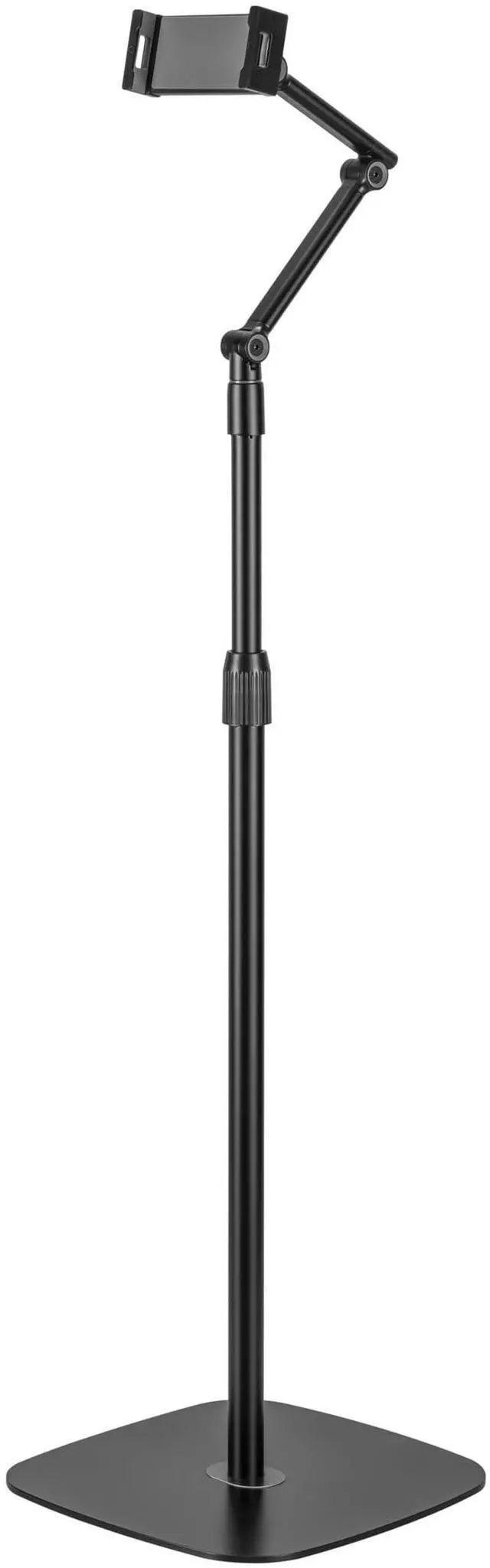 Alt view image 7 of 7 - Tablet and Phone Stand Floor Stand Black TS830