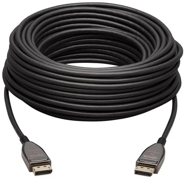 Alt view image 8 of 9 - Tripp Lite DisplayPort Fiber Active Optical Cable AOC 8K 60Hz CL3 M/M 20M (P580F3-20M-8K6)