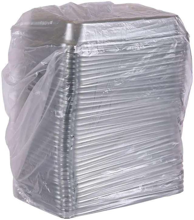 Alt view image 3 of 4 - Worldview 100% Recycled Content Lid 10.82 x 10.71 x 1.83 Clear Plastic 200/Carton EPSCRC107LIDR