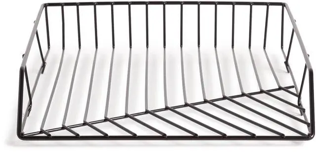 Alt view image 6 of 6 - Vena Paper Tray 1 Section Holds 11" x 8.5" Sheets 10.04 x 12.44 x 2.01 Black 3840U0312