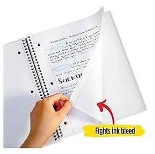 Alt view image 4 of 7 - Mead Five Star 1-Subject Wirebound Notebook with Two Pockets, Wide/Legal Rule