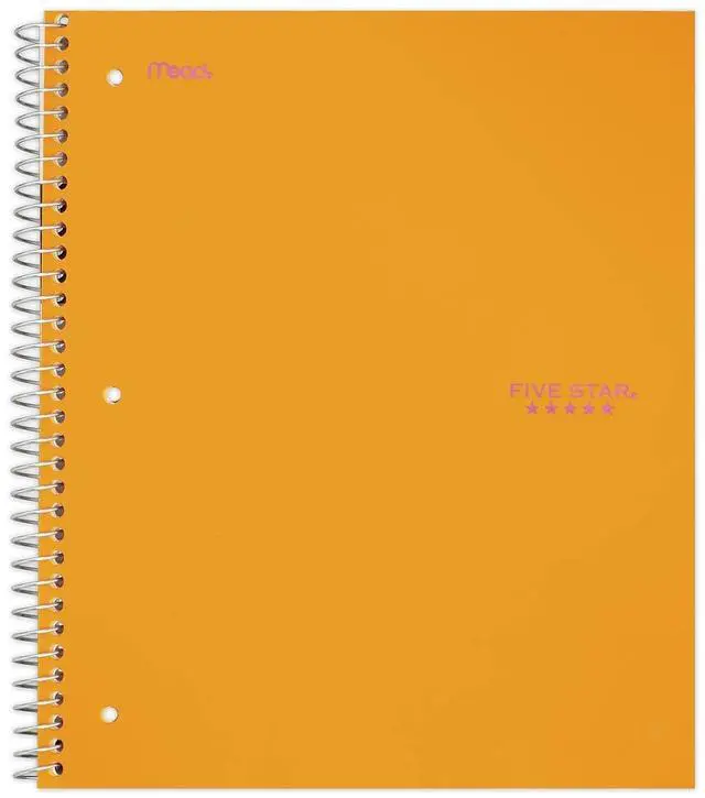 Alt view image 7 of 7 - Mead Five Star 1-Subject Wirebound Notebook with Two Pockets, Wide/Legal Rule