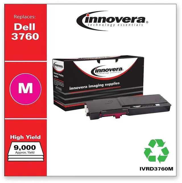 Alt view image 16 of 19 - Innovera D3760B, D3760C, D3760M, D3760Y Toner - IVRD3760M