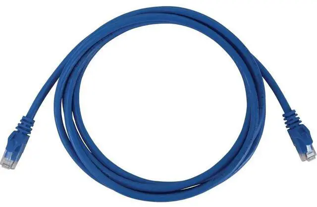 Alt view image 6 of 9 - Tripp Lite Cat6a 10G Snagless Molded UTP Ethernet Cable (RJ45 M/M), PoE, Blue, 7 ft. (2.1 m) - 7 ft Category 6a Network Cable for Network Device, Switch, Patch Panel, Server, Router, Hub, Printer, Com
