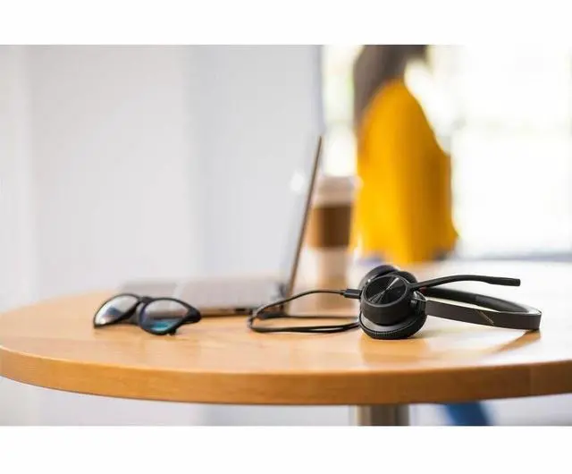 Alt view image 14 of 15 - Poly Voyager 4320-M Binaural On-Ear Wireless Headset w/ BT700 7E2M1AAABA