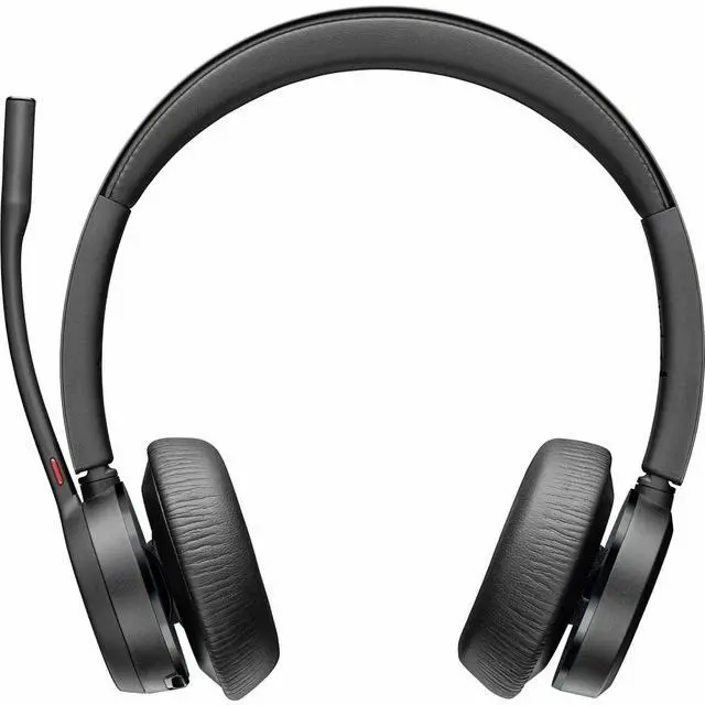Alt view image 13 of 15 - Poly Voyager 4320-M Binaural On-Ear Wireless Headset w/ BT700 7E2M1AAABA