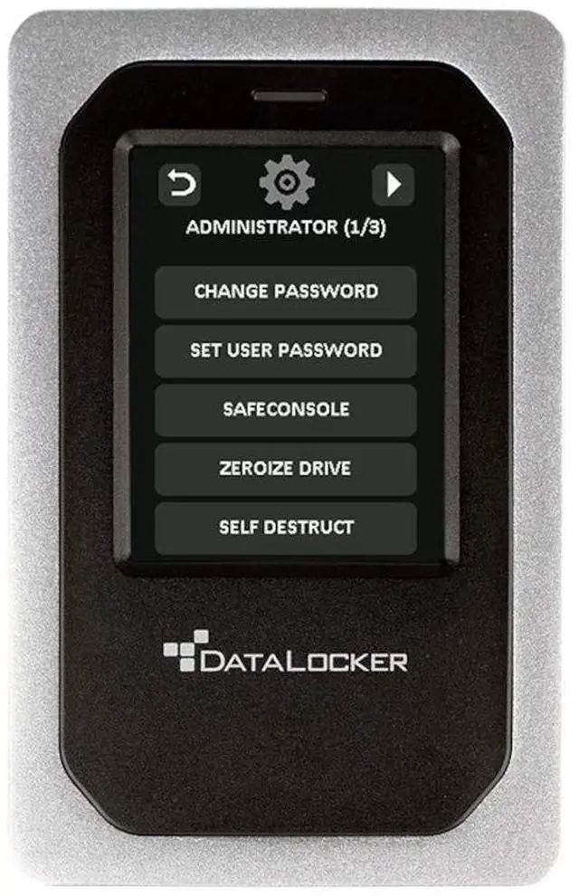 Alt view image 6 of 7 - DataLocker DL4 FE 1TB USB 3.2 Portable External Solid State Drive DL4SSD1TBFE