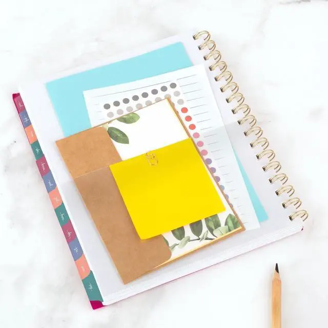 Alt view image 6 of 7 - 2025-2026 AT-A-GLANCE® Harmony Weekly/Monthly Planner, 7" x 8-3/4", Beetroot, January To January, 1099-805-56