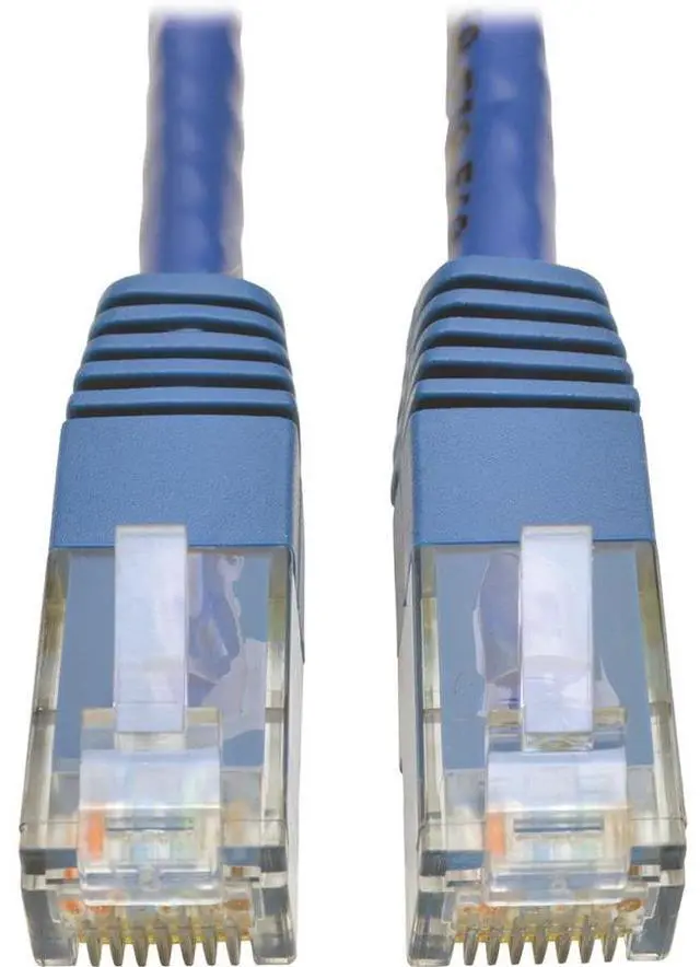 Main image of Tripp Lite Cat6 Gigabit Molded Patch Cable, 6 ft. RJ45 (M/M), 550MHz 24 AWG Blue 6' (N200-006-BL)