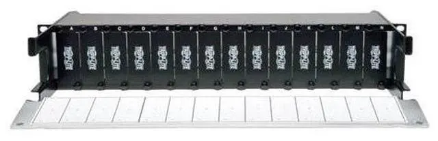 Alt view image 11 of 12 - TRIPP LITE N482-02U High Density Rackmount Fiber Enclosure Panel 14 Cassette 2URM