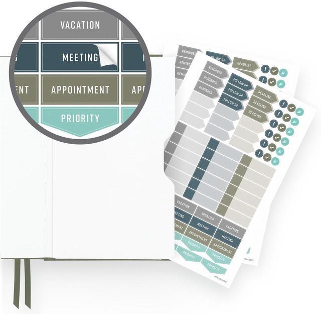 Alt view image 14 of 14 - AT-A-GLANCE® Foundation Weekly/Monthly Planner, 5-1/2" x 8-1/2", Small, Green, Undated