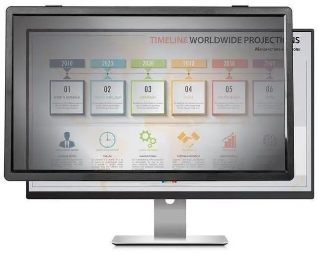 Alt view image 17 of 18 - PRIVACYVIEW FRAMED PRIVACY FILTER FOR 24 WIDESCREEN 1610 MONITOR FRAMED  BL