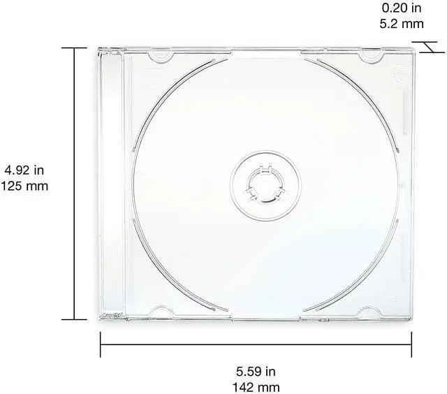 Alt view image 7 of 8 - Verbatim Jewel Cases for CD/DVD/Blu-Ray Assorted Colors 50/Pack (71128)