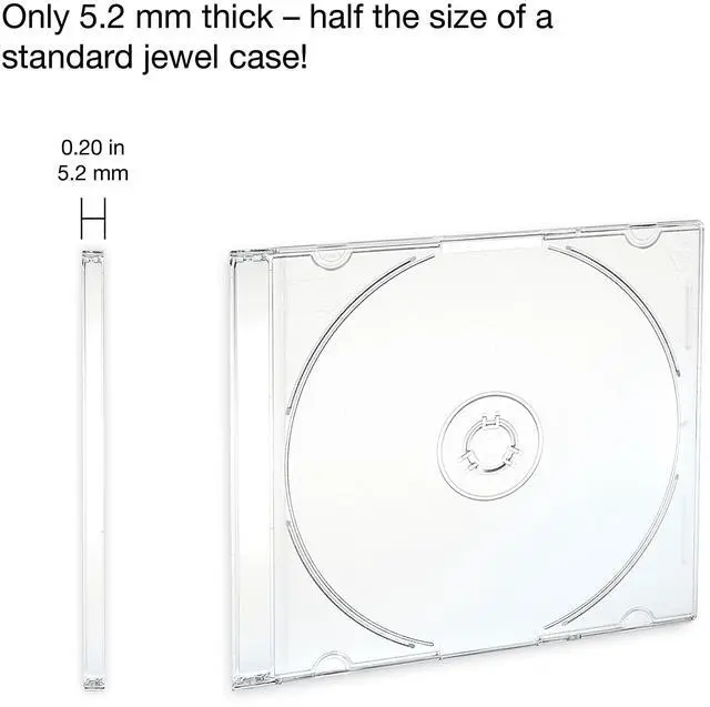 Alt view image 6 of 8 - Verbatim Jewel Cases for CD/DVD/Blu-Ray Assorted Colors 50/Pack (71128)
