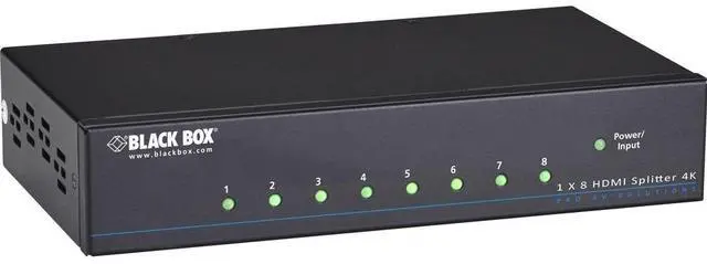 Alt view image 7 of 11 - Black Box VSP-HDMI1X8-4K 1x8 4K HDMI Splitter