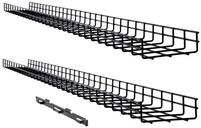 Alt view image 3 of 7 - Tripp Lite Wire Mesh Cable Tray 6x2x60" 2-Pack SRWB6210X2STR