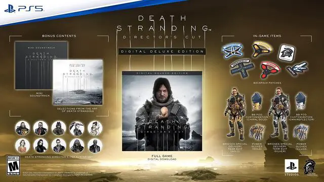 Alt view image 13 of 18 - Death Stranding Director's Cut for PS5 - For PlayStation 5 - Releases 9/24/2021 - ESRB Rated M (Mature 17+) - Action/Adventure game