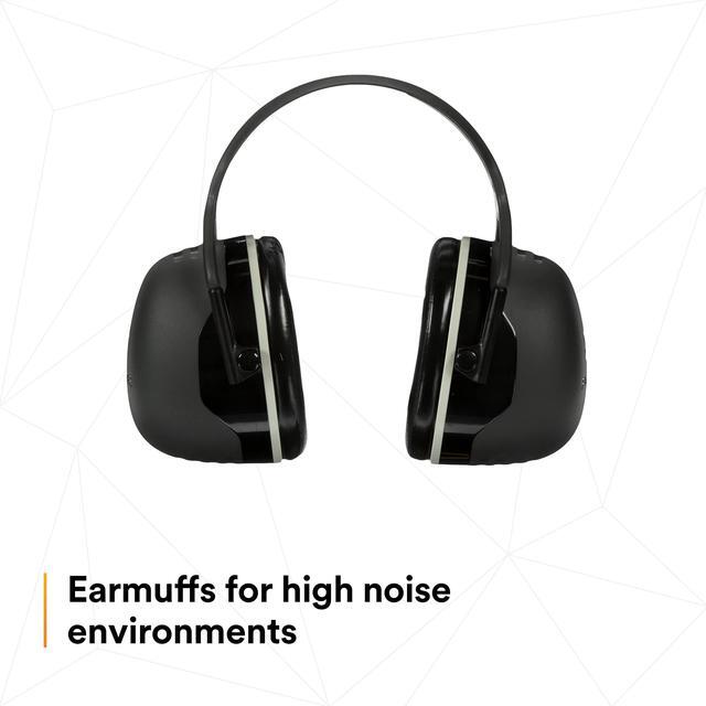 Alt view image 16 of 20 - Earmuff Headband Peltor X5 31dB NRR 10/CT Black