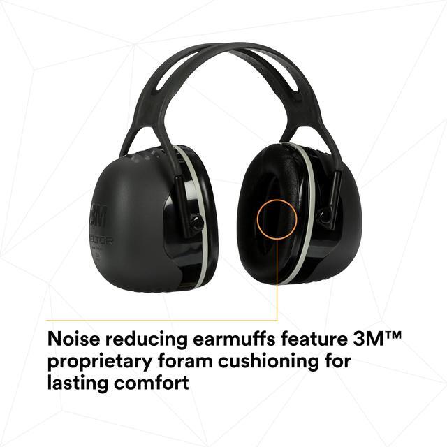 Alt view image 19 of 20 - Earmuff Headband Peltor X5 31dB NRR 10/CT Black