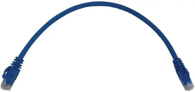Alt view image 7 of 9 - Eaton Tripp Lite Series Cat6a 10G Snagless Molded UTP Ethernet Cable RJ45 M/M PoE Blue 1 ft. 0.3 m