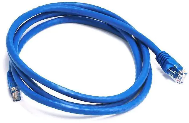 Alt view image 18 of 19 - Monoprice Cat6 Ethernet Patch Cable - Network Internet Cord - RJ45, Stranded, 550Mhz, UTP, Pure Bare Copper Wire, 24AWG, 50ft, White