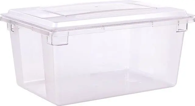 Alt view image 3 of 5 - StorPlus Polycarbonate Food Storage Container 16.6 gal 18 x 26 x 12 Clear Plastic 1062307