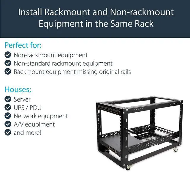 Alt view image 10 of 12 - STARTECH.COM UNIRAILS2U 2U FIXED 19IN UNIVERSAL SVR