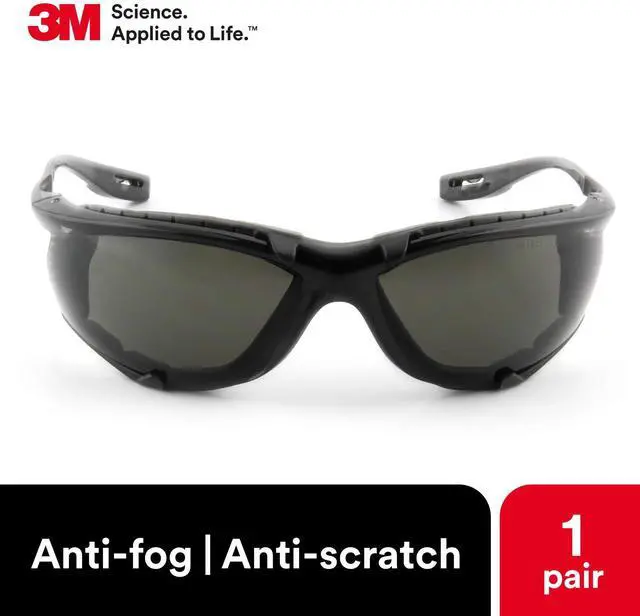 Alt view image 15 of 18 - 3M 11873 Black Virtua CCS Protective Eyewear Foam Gasket, Anti Fog Lens