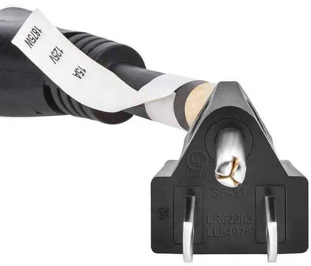 Alt view image 14 of 14 - Monoprice 14inch 14AWG Power Cord Splitter Cable, 15A (NEMA 5-15P to 2x NEMA 5-15R)