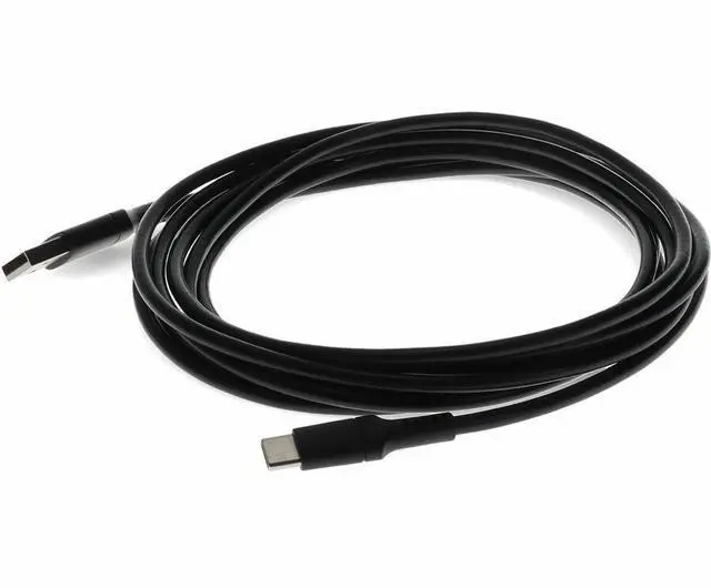 Main image of AddOn 2.0m 6.6ft USB-C Male to USB 2.0 A Male Sync and Charge Black Cable USBC2USB2MB