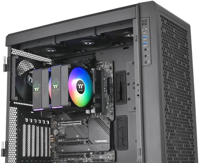 Alt view image 12 of 12 - Thermaltake ASTRIA 600 ARGB Lighting CPU Cooler CLP121CA12SWA