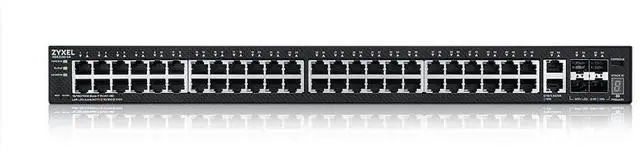 Alt view image 4 of 9 - Zyxel 48-port GbE L3 Access Switch with 6 10G Uplink XGS2220-54