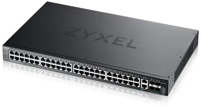 Alt view image 6 of 9 - Zyxel 48-port GbE L3 Access Switch with 6 10G Uplink XGS2220-54