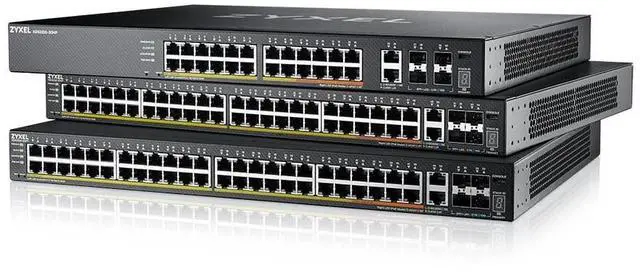 Alt view image 8 of 9 - Zyxel 48-port GbE L3 Access Switch with 6 10G Uplink XGS2220-54